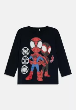 NAME IT Nmmovei Spidey Box Unisex - Longsleeve - Dark Sapphire