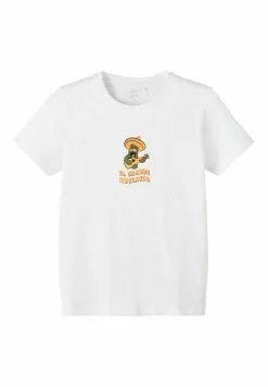 NAME IT Regular Fit - T-Shirt Print - Bright White