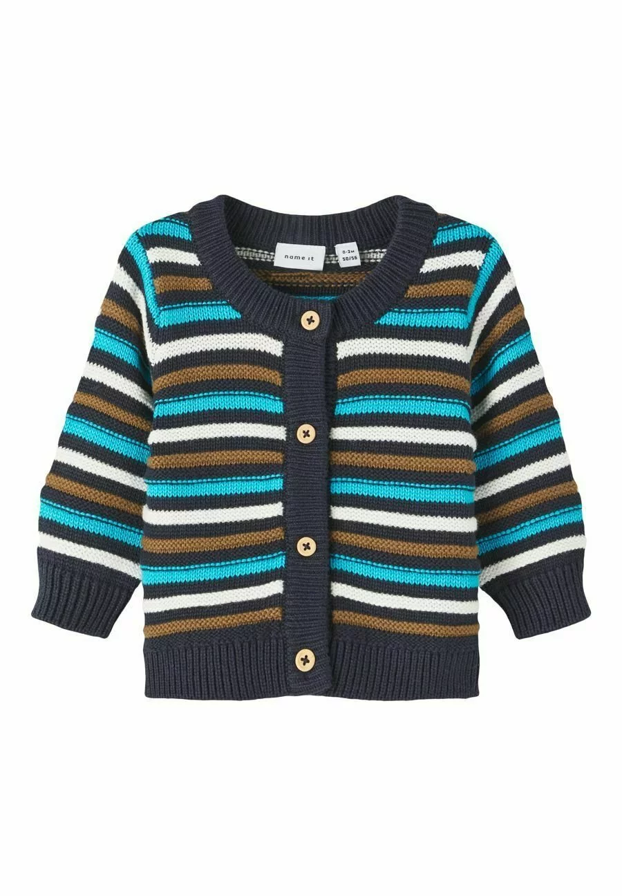 NAME IT Gestreiftes - Vest - Dark Sapphire 2 NAME IT Gestreiftes - Vest - Dark Sapphire - Afbeelding 2