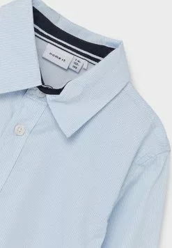 NAME IT Nkmnisa- Overhemd - Dusty Blue -Shirt Zacht Verkoop 0873f28248904b74bc5f0f80a1ffb5f5