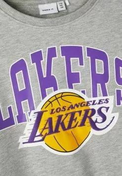 NAME IT Nba - Sweater - Grey Melange -Shirt Zacht Verkoop 0b9702449b9e482ca1d1fb0dbf4778c3
