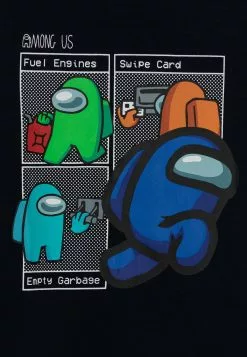 NAME IT Nkmjakpot Amongus Sky Unisex - T-Shirt Print - Dark Sapphire -Shirt Zacht Verkoop 0bfd7e1bf81c4f1e9c5d53db1bb5ae2a