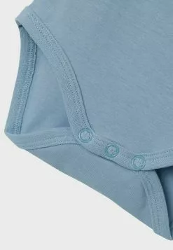 NAME IT Strampler Kurzarm - Body - Dusty Blue -Shirt Zacht Verkoop 0c6c7d1ca1e94a059f2a334cce298d59