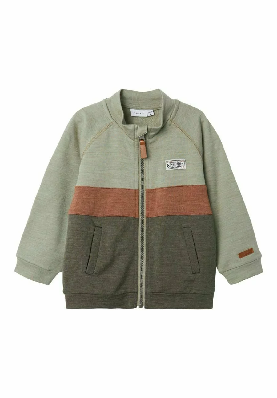 NAME IT Sweater Met Rits - Tarmac 1 NAME IT Sweater Met Rits - Tarmac