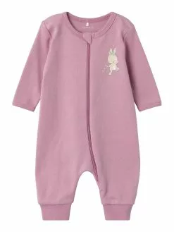 NAME IT Nbfnightsuit Zip Rabbit- Pyjama - Orchid Haze -Shirt Zacht Verkoop 17c488728fae4cf49064f69684ceac43