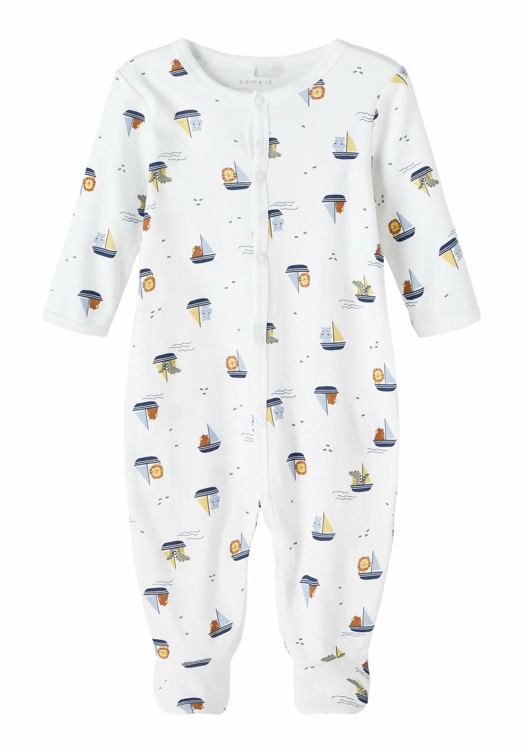 NAME IT Boats Noos - Pyjama - Bright White 1 NAME IT Boats Noos - Pyjama - Bright White
