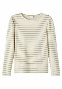 NAME IT Mit Gestreiftes - Longsleeve - Buttercream