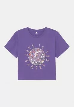NAME IT Nkfbolette Loose - T-Shirt Print - Purple Corallites