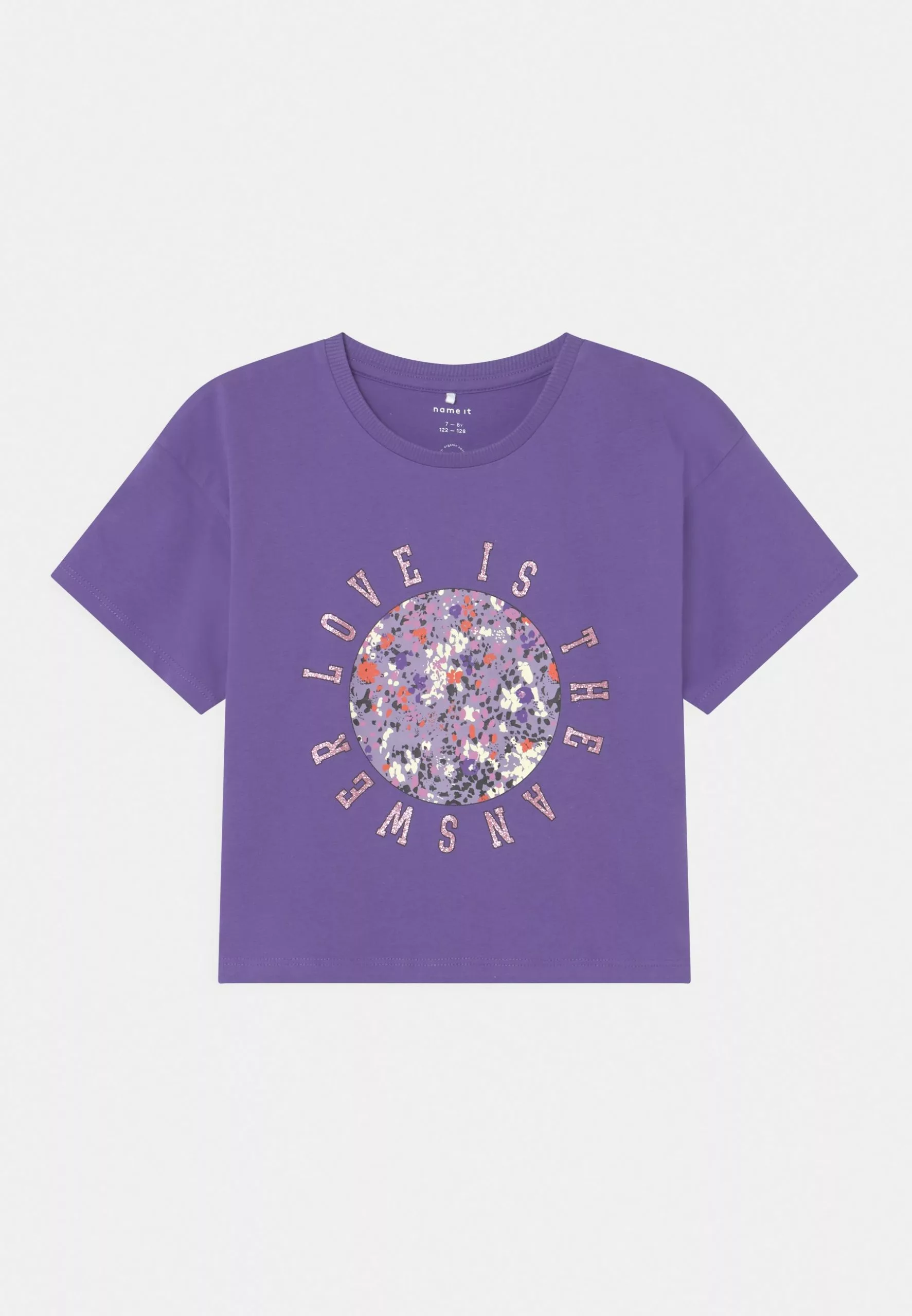 NAME IT Nkfbolette Loose - T-Shirt Print - Purple Corallites 1 NAME IT Nkfbolette Loose - T-Shirt Print - Purple Corallites