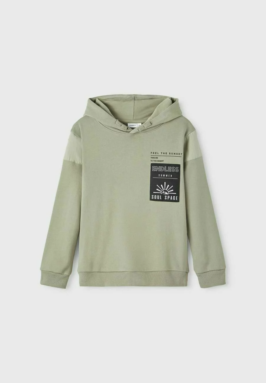 NAME IT Print - Hoodie - Dried Sage 3 NAME IT Print - Hoodie - Dried Sage - Afbeelding 3