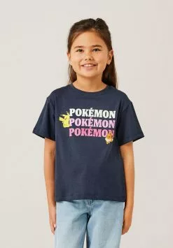NAME IT Nkfnataly Pokemon Loose Fit - T-Shirt Print - Black