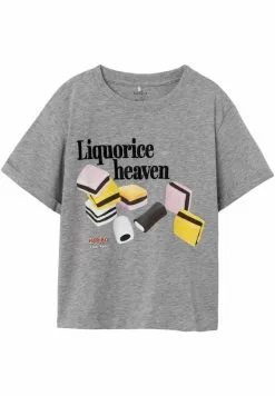NAME IT Haribo - T-Shirt Print - Grey Melange
