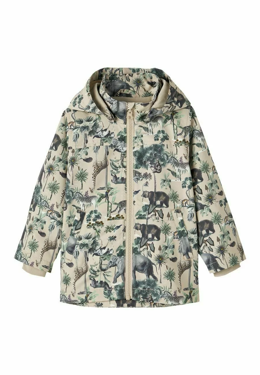 NAME IT Max - Halflange Jas - Plaza Taupe 3 NAME IT Max - Halflange Jas - Plaza Taupe - Afbeelding 3