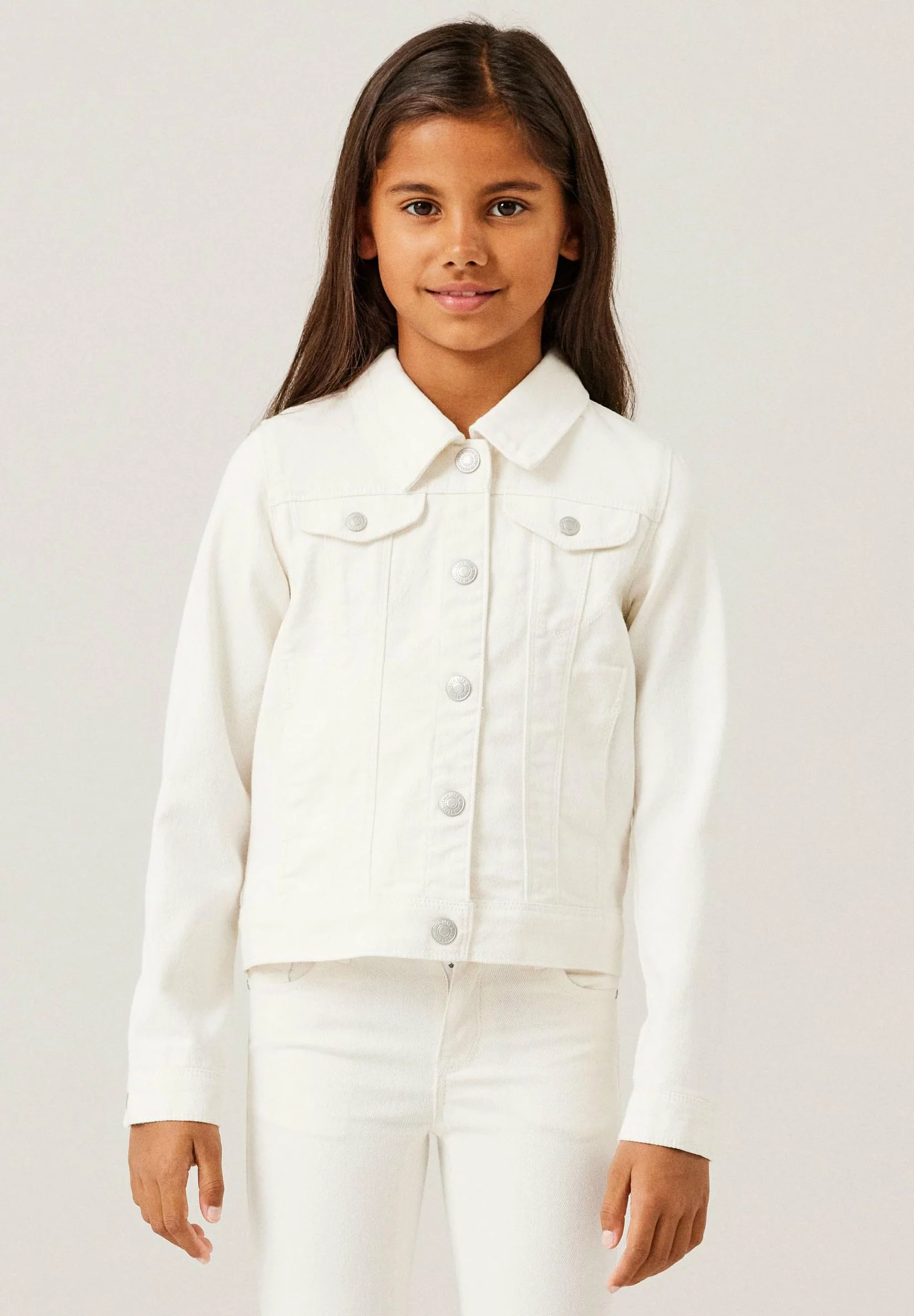 NAME IT Nkfreja Unisex - Spijkerjas - Bright White 1 NAME IT Nkfreja Unisex - Spijkerjas - Bright White