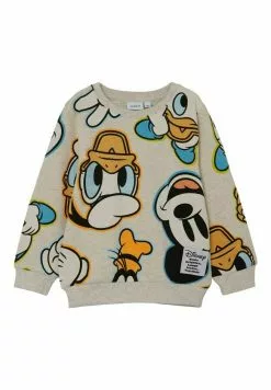 NAME IT Jimbo Mickey Unb Wdi - Sweater - Peyote Melange -Shirt Zacht Verkoop 2896a10e4af64467a953be84dc445434