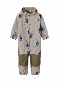 NAME IT Softshell-Anzug Alfa - Skipak - Weathered Teak -Shirt Zacht Verkoop 289dbeeb781d4abdac9e5a7798f022bf