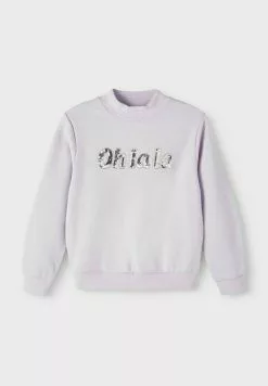 NAME IT Paillettendetail - Sweater - Orchid Petal -Shirt Zacht Verkoop 290121056ab4437d9b5665bc60f55376