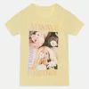 NAME IT Nmfabeline Barbie Box Sky - T-Shirt Print - Double Cream