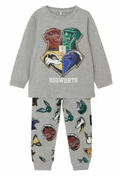 NAME IT Nmmobelix Harrypotter Ls Wab - Pyjama - Grey Melange