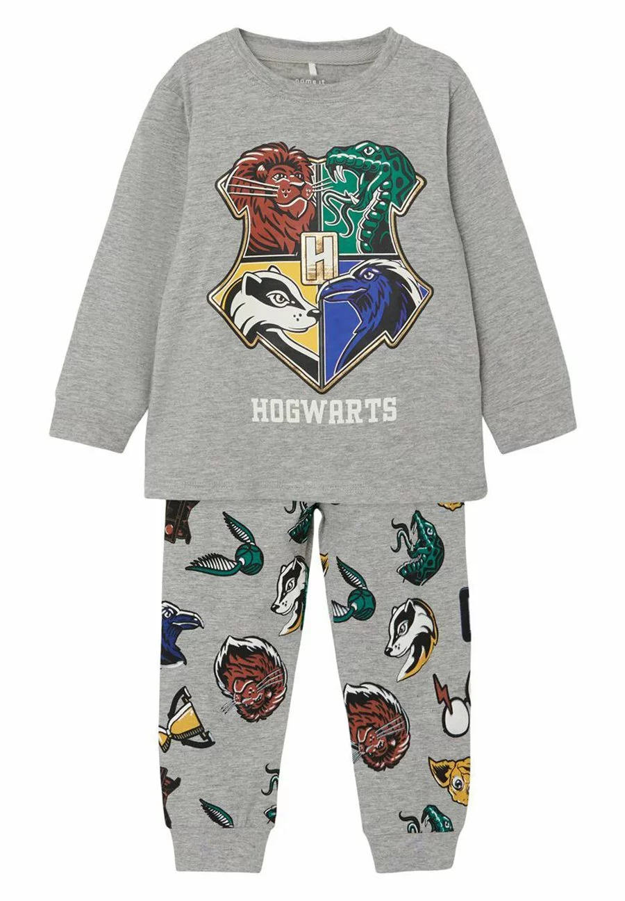 NAME IT Nmmobelix Harrypotter Ls Wab - Pyjama - Grey Melange 1 NAME IT Nmmobelix Harrypotter Ls Wab - Pyjama - Grey Melange