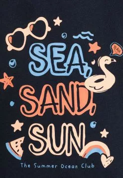 NAME IT Nmfviolet 2 Pack - T-Shirt Print - Dark Sapphire/Coral -Shirt Zacht Verkoop 2ff8f7ce32d04a54b010437eb3a28bdc