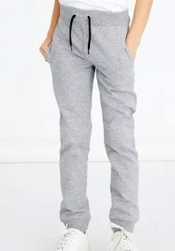 NAME IT Nkmsweat Pant Unisex - Trainingsbroek - Grey Melange
