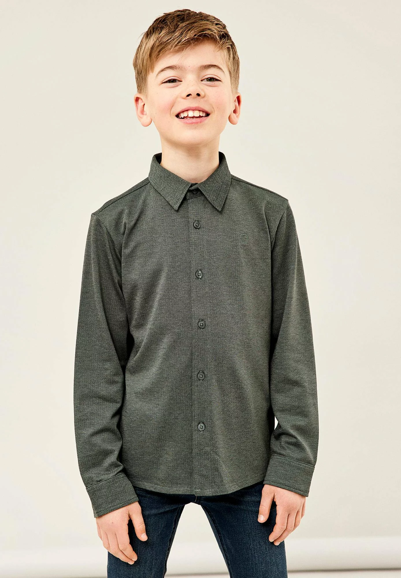 NAME IT Nkmnebron- Overhemd - Balsam Green 1 NAME IT Nkmnebron- Overhemd - Balsam Green