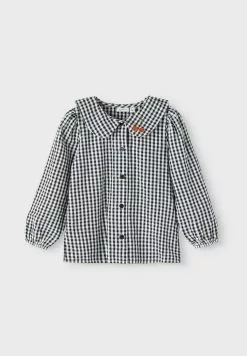 NAME IT Karierte - Overhemdblouse - Dark Sapphire -Shirt Zacht Verkoop 317e49a4cc66454389babf32b5e82b25