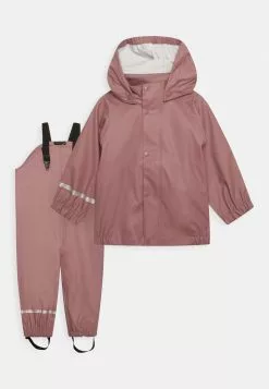 NAME IT Nkndry Rain Suspenders Unisex Set - Regenbroek - Wistful Mauve