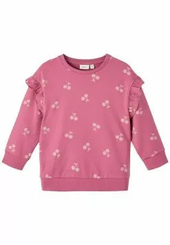 NAME IT Langarm - Sweater - Red Violet