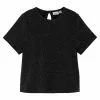 NAME IT Mit Kurzen Ärmeln Glitzer - T-Shirt Print - Black