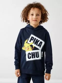 Shirt Zacht Verkoop 4 NAME IT Nkmjarel Pokemon - Hoodie - Dark Sapphire