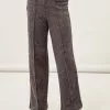 NAME IT Nkfnilea Wide Loose Pant- Broek - Dark Grey