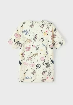 NAME IT T-Shirt Print - Buttercream -Shirt Zacht Verkoop 3d561424cb9549c2bdd96c7e67018ff7