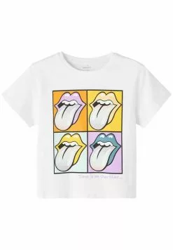 NAME IT The Rolling Stones - T-Shirt Print - Bright White