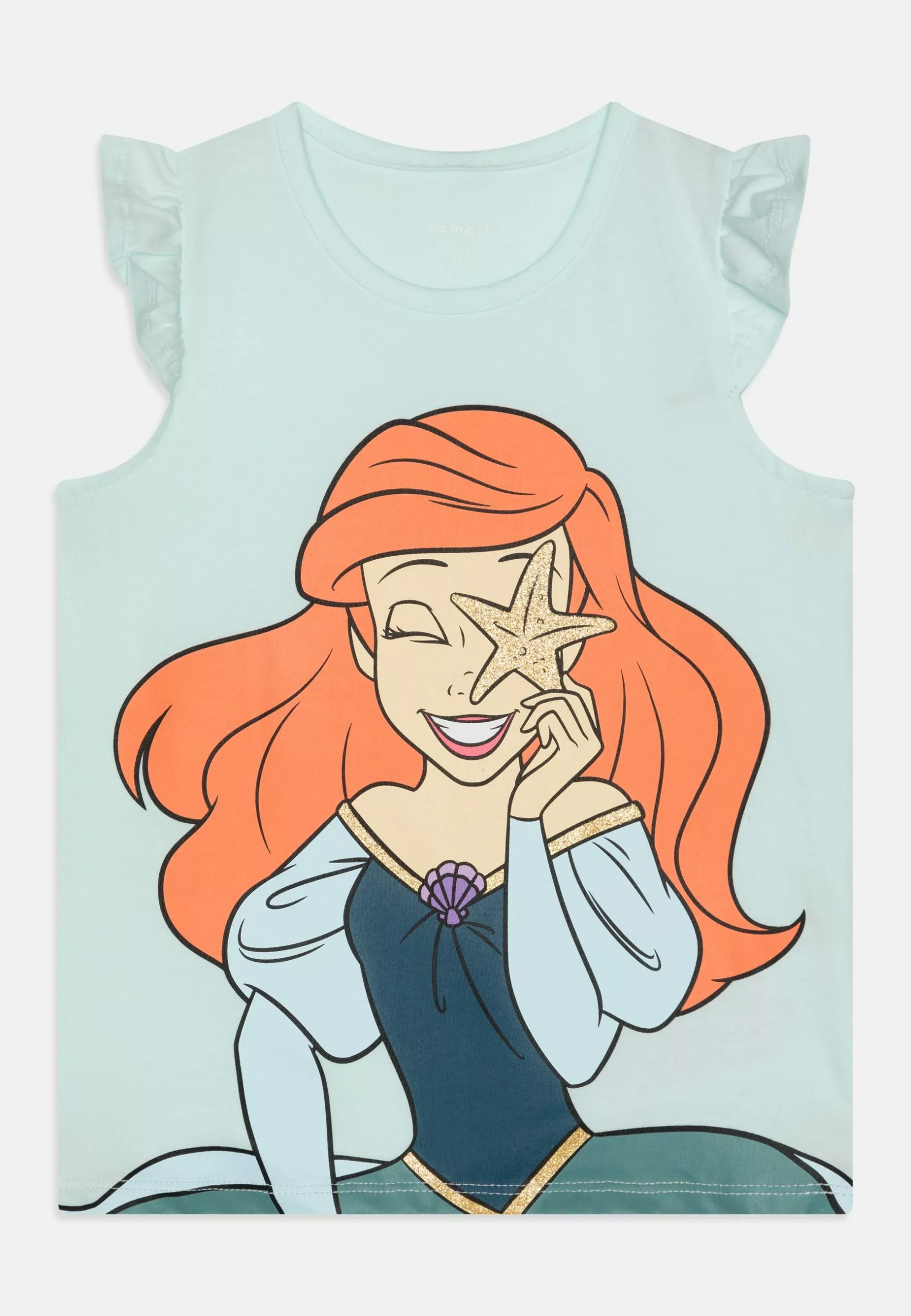 NAME IT NmfmoraDisney Ariel - T-Shirt Print - Salt Air 1 NAME IT NmfmoraDisney Ariel - T-Shirt Print - Salt Air