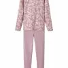 NAME IT Nkfnightset Flower - Pyjama - Elderberry