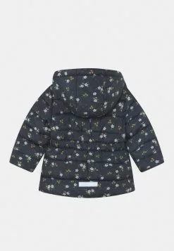 NAME IT Faux Fur Flower Jacket - Winterjas - Dark Sapphire -Shirt Zacht Verkoop 42545d8ca04f439b94109dc8734086e2