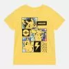 NAME IT Nkmmalfo Pokemon Sky Brands Unisex - T-Shirt Print - Light Yellow