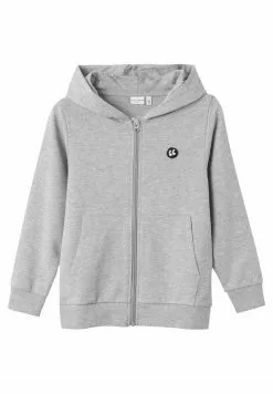 NAME IT Sweater Met Rits - Grey Melange