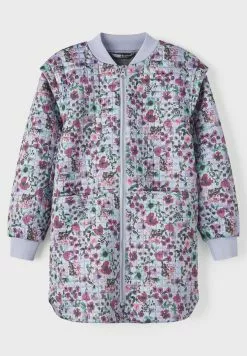 NAME IT Nkfmoon Long Flower Fo - Winterjas - Cosmic Sky -Shirt Zacht Verkoop 4a013ac5c6d440c784e09d44d0828283