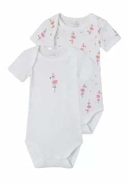 NAME IT Flamingo 2 Pack - Body - Bright White