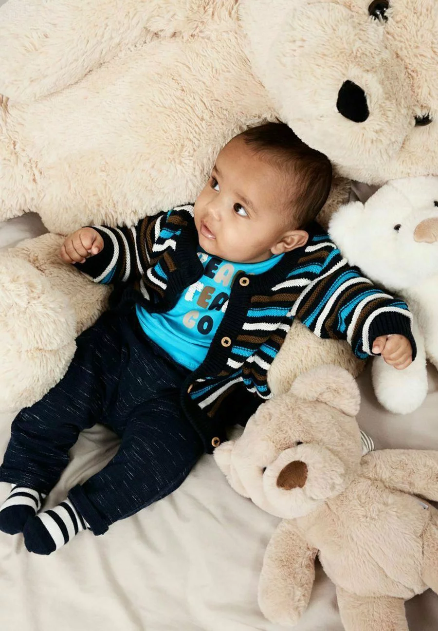 NAME IT Gestreiftes - Vest - Dark Sapphire 1 NAME IT Gestreiftes - Vest - Dark Sapphire