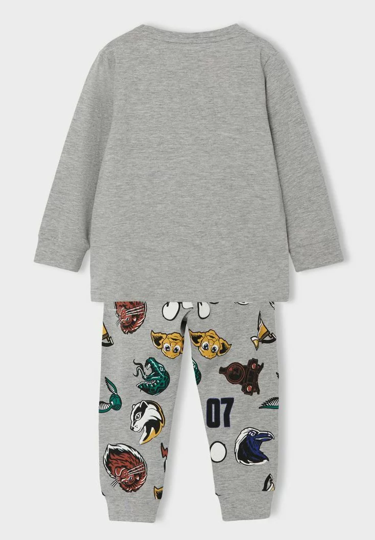 NAME IT Nmmobelix Harrypotter Ls Wab - Pyjama - Grey Melange 2 NAME IT Nmmobelix Harrypotter Ls Wab - Pyjama - Grey Melange - Afbeelding 2
