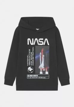 NAME IT Nkmjamez Nasa Hood Unisex - Sweater - Black