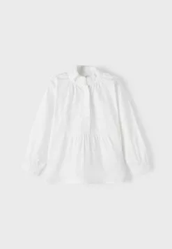 NAME IT Langarm - Blouse - Bright White -Shirt Zacht Verkoop 5161047c0f2e49f7a99516ae56b79a96