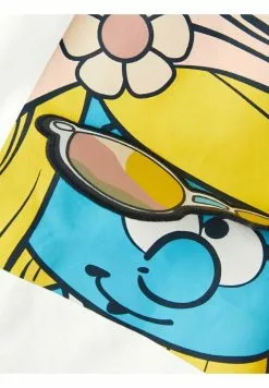 NAME IT Nmfani Smurfs Ss Vde - T-Shirt Print - Bright White -Shirt Zacht Verkoop 53eeabfcc57a4ba181a8c292c50fe7b5