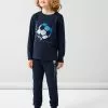 NAME IT Nkmnightset Football - Pyjama - Dark Sapphire