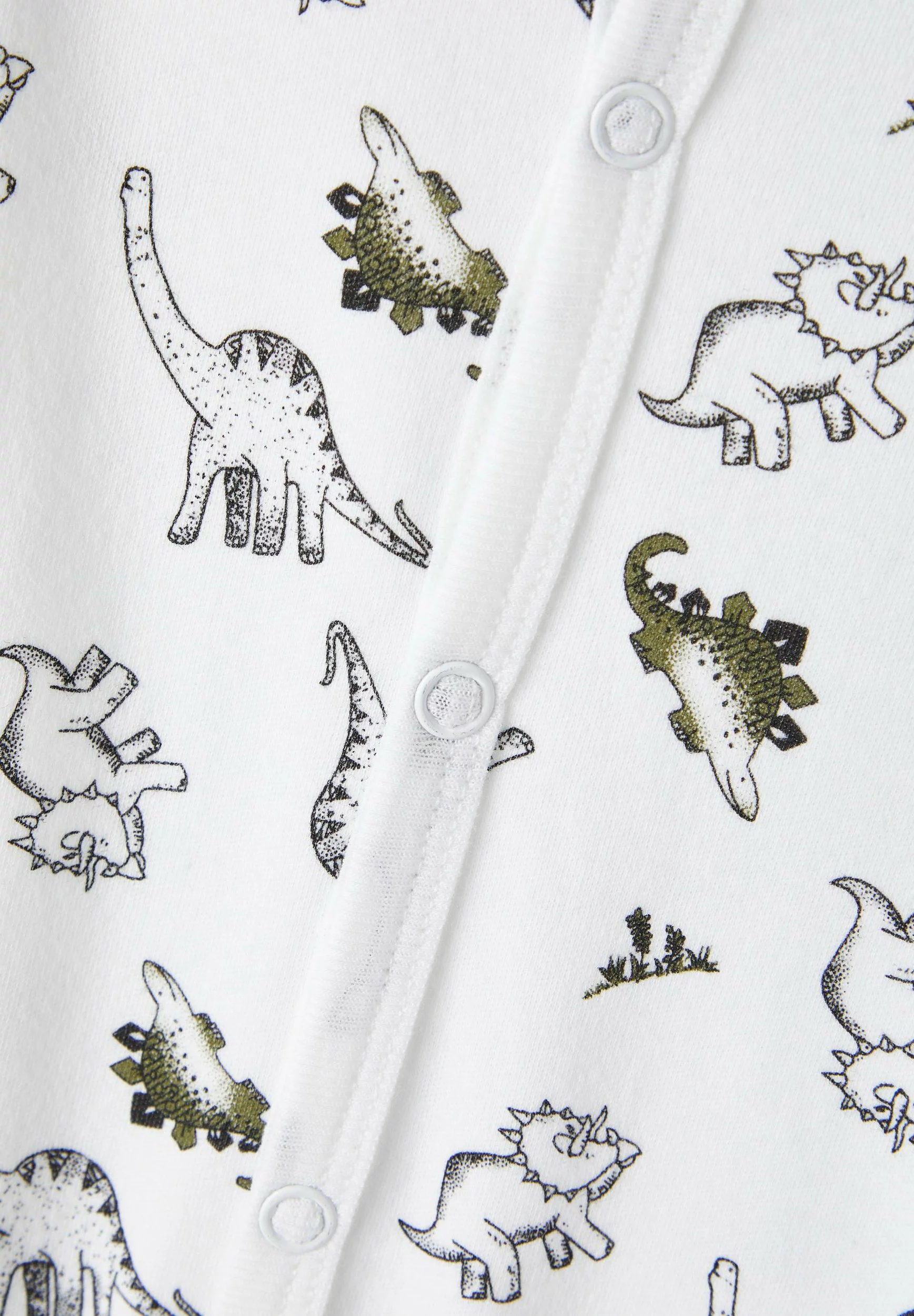 NAME IT W/F Dino Noos - Pyjama - Bright White 2 2 NAME IT W/F Dino Noos - Pyjama - Bright White 2 - Afbeelding 2