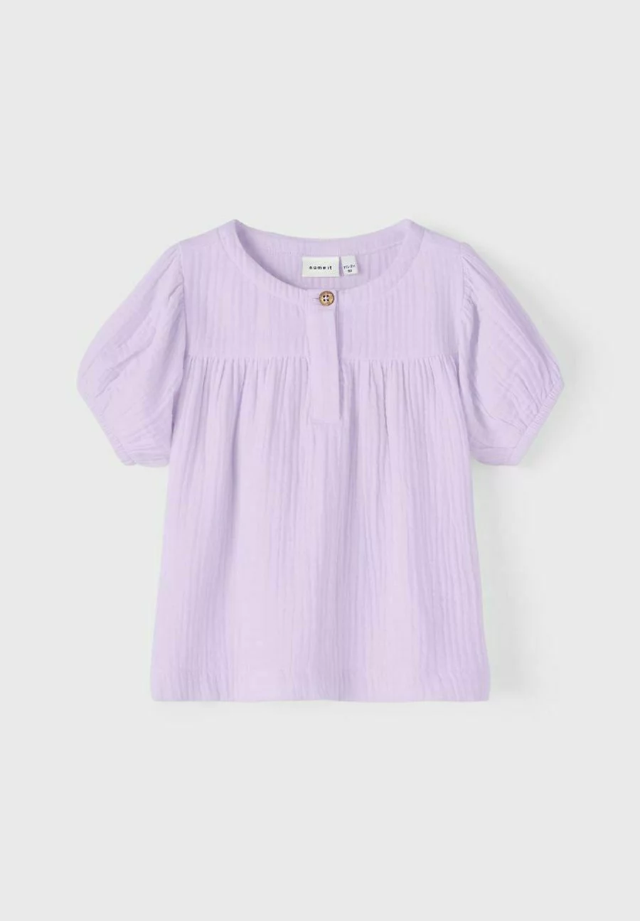 NAME IT Mit Kurzen Ärmeln Loose Fit - Blouse - Orchid Bloom 4 NAME IT Mit Kurzen Ärmeln Loose Fit - Blouse - Orchid Bloom - Afbeelding 4